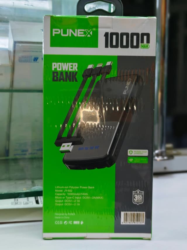 Punex Power bank 10000 MAH JY602
