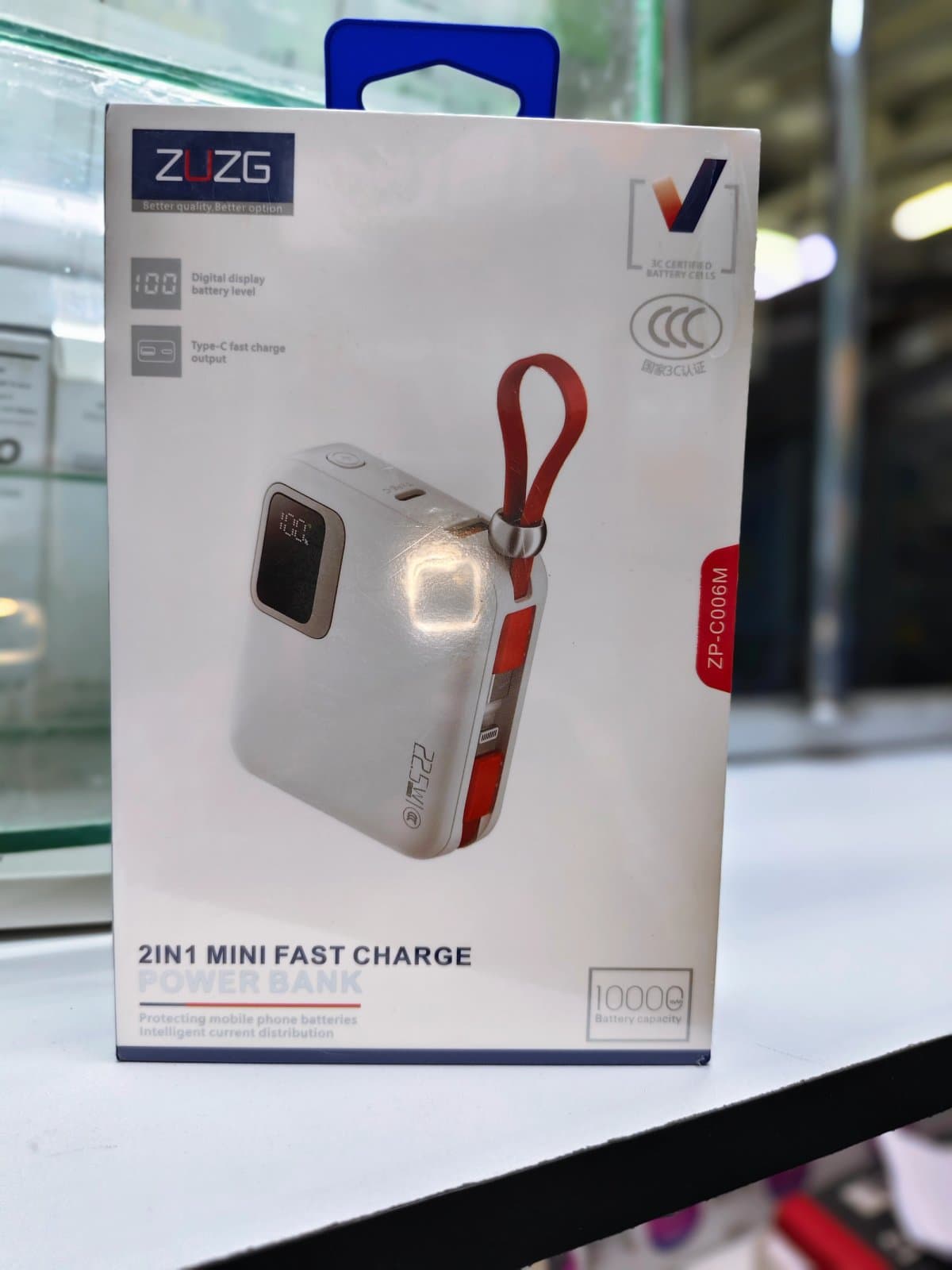 Oraimo Zuzgi 2-in-1 Mini Fast Charge Power Bank – Compact & Lightning-Fast!